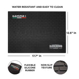 Professional Heat Resistant Barber Mat and Station Organizer